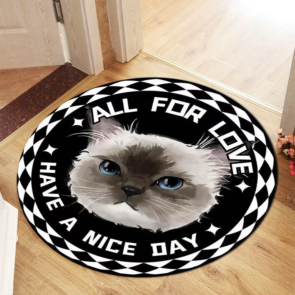 tapete-redondo-com-estampa-de-gato-tapete-de-flanela-fofo-com-tema-de-animais-de-estimacao-decoracao-para-entrada-e-corredor-estilo-cartoon-adoravel-e-antiderrapante-para-casa