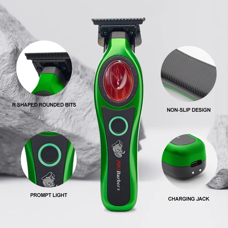 New Men\'s Oil Sculpting Hair clipper Electric hair clipper with charging base