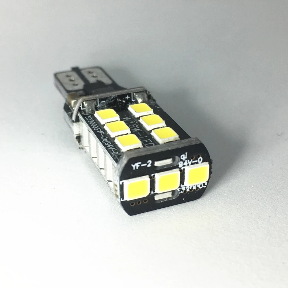 

1PCS W16W T15 LED White Reverse Light 15 SMD 2835 Car Led New Canbus NO ERROR Back Up Rear Lamp Turn Signal Bulb