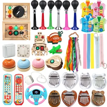 1 piece DIY Montessori Busy Board For Children's Handmade Early Education Toys Life…