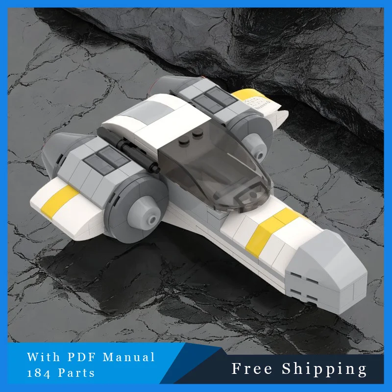 

184 шт., креативная серия Star Battle, перехват истребитель, технические строительные блоки, модель, обучающая сборная игрушка, детский праздничный подарок