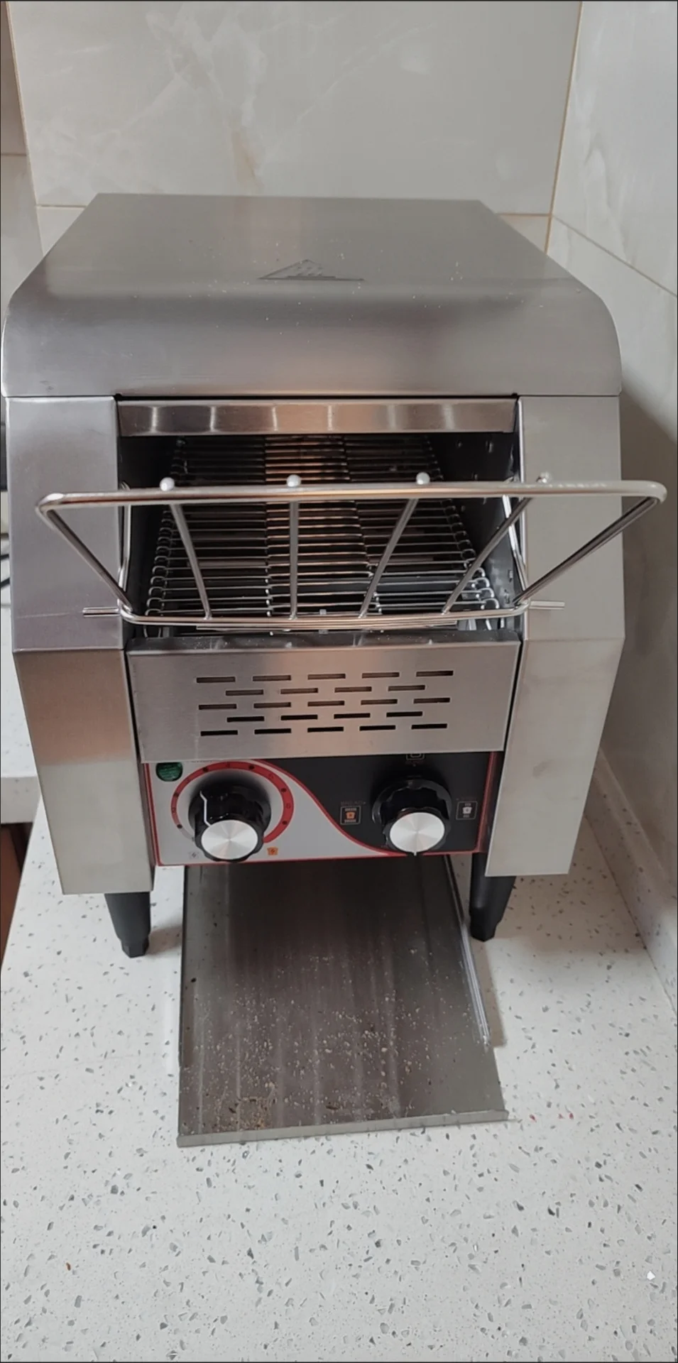 Restaurant Toaster For Bun Bagel Bread Stainless Steel Conveyor Belt Toaster Stainless Steel Electric Bread Conveyor Toaster