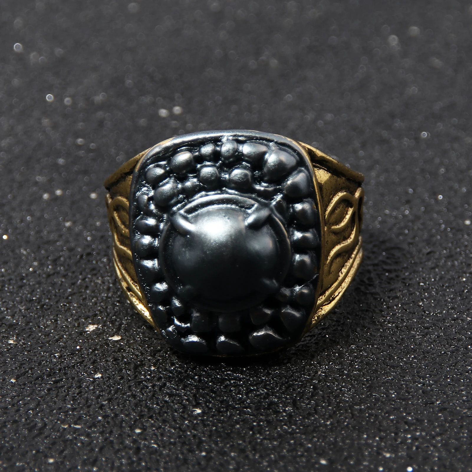 Game Dark Souls Series Men Rings Havel's Demon's Scar Chloranthy Badge Metal Ring Male Fans Cosplay Jewelry Accessories