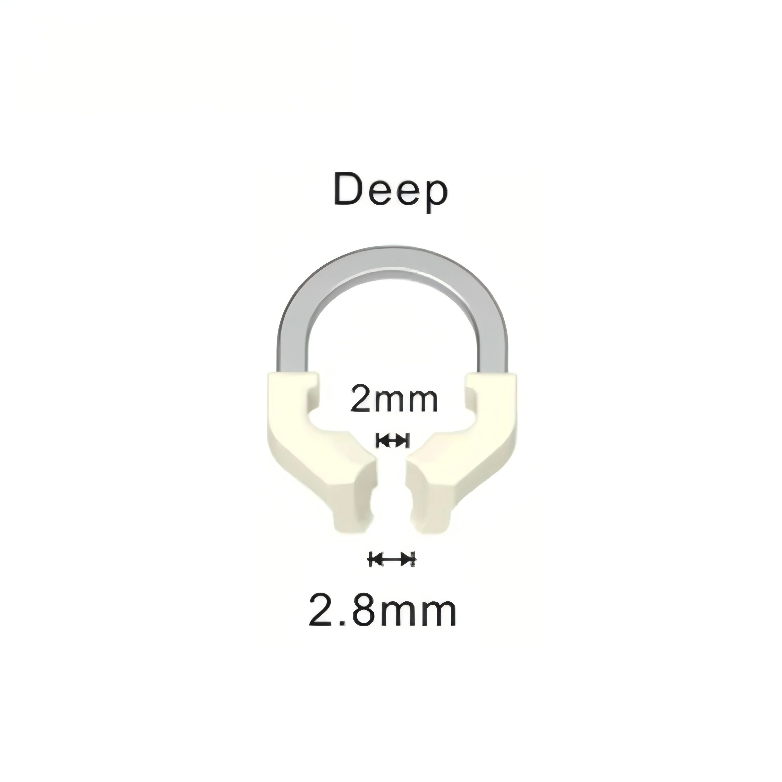 Dental-Matrizenbänder Clip NITI Matrizen-Klemmring Sektionale Konturierte Matrizen Nickel-Titan Klemmring Dentalwerkzeuge