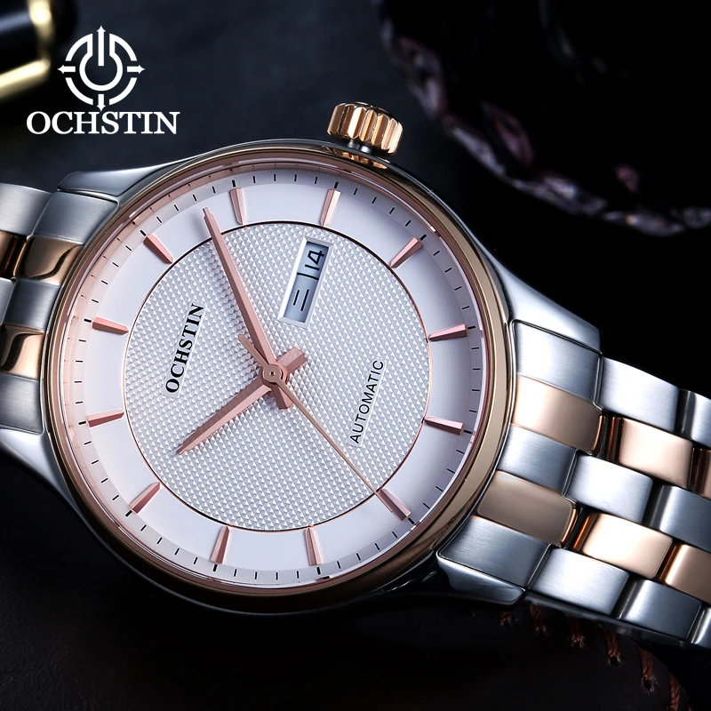 OCHSTIN new 2024city urban series casual and comfortable automatic mechanical movement watch men\'s mechanical watches