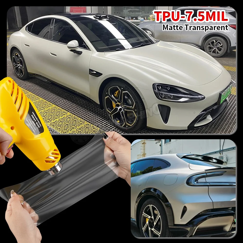 Selbstheilende TPU Matte Transparente Vinyl Auto Wrap Schutz Film TPU PPF Auto Körper Styling Anti-scratch Anti-vergelbung Aufkleber – Detail 4