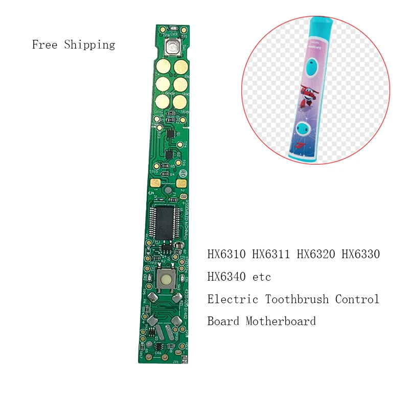 1pcs Original Children Electric Toothbrush Repair Parts,Control Board Motherboard Circuit Board HX6320 HX6330 HX6340 Mainboard