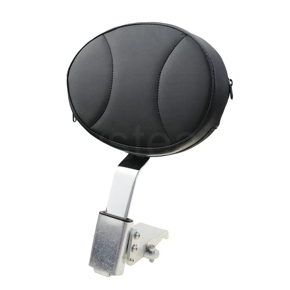 Motorcycle Backrest Fit For Victory 2010-2017 Cross Country & 2012-2013 Hard-Ball Plug-in Adjustable Driver Rider Backrest Kit