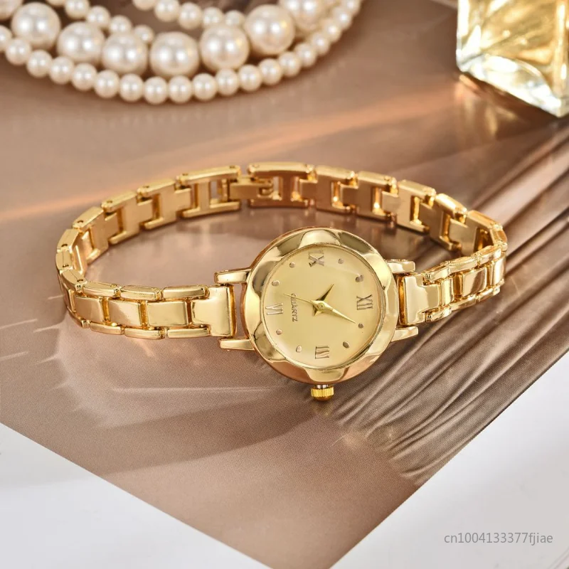 

Простые элегантные маленькие женские часы, роскошные золотые наручные часы для женщин, женские кварцевые часы для девочек Montre Femme, дропшиппинг