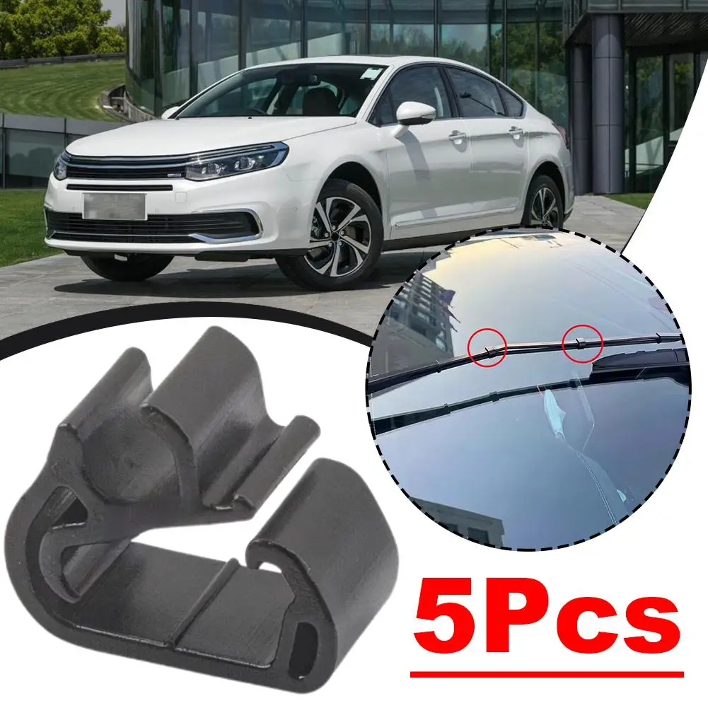 

2025 New 5Pcs/set Wiper Arm Spray Hose Clip For Peugeot 3008 (P84) 5008 (P87) 408x for Citroen C5 Aircross Car Accessories I0B0