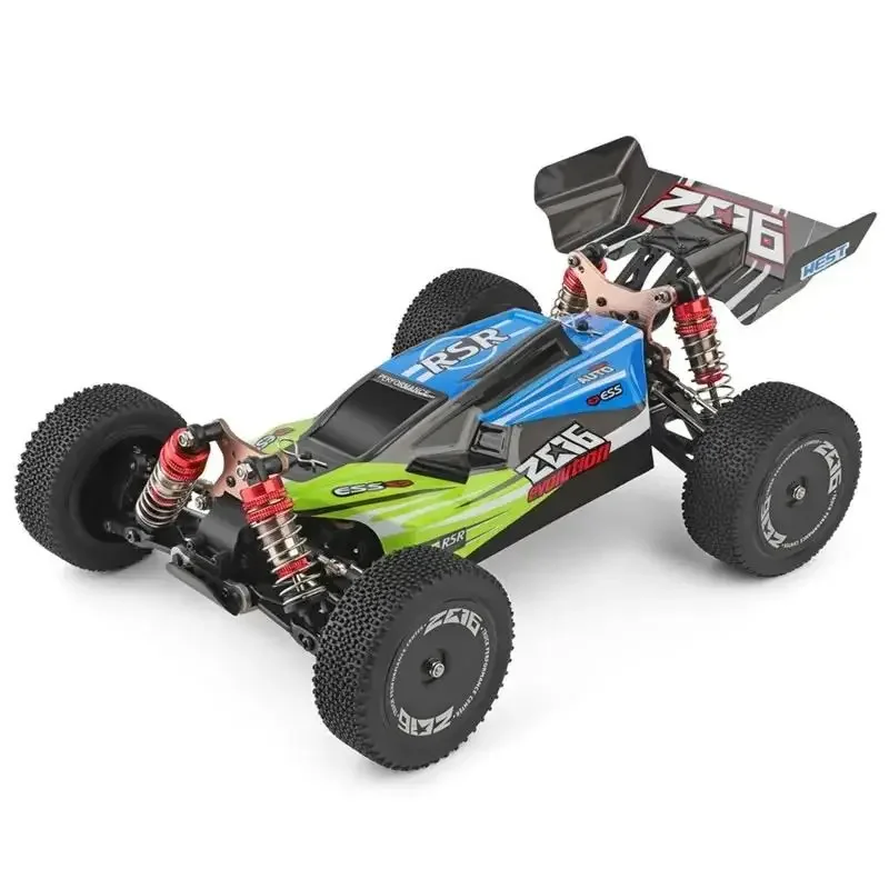 WLtoys 144001 1:14 RC Racing Car 60 Km/H 2.4G telecomando ad alta velocità Off-Road Drift assorbimento degli urti giocattoli per ragazzi adulti