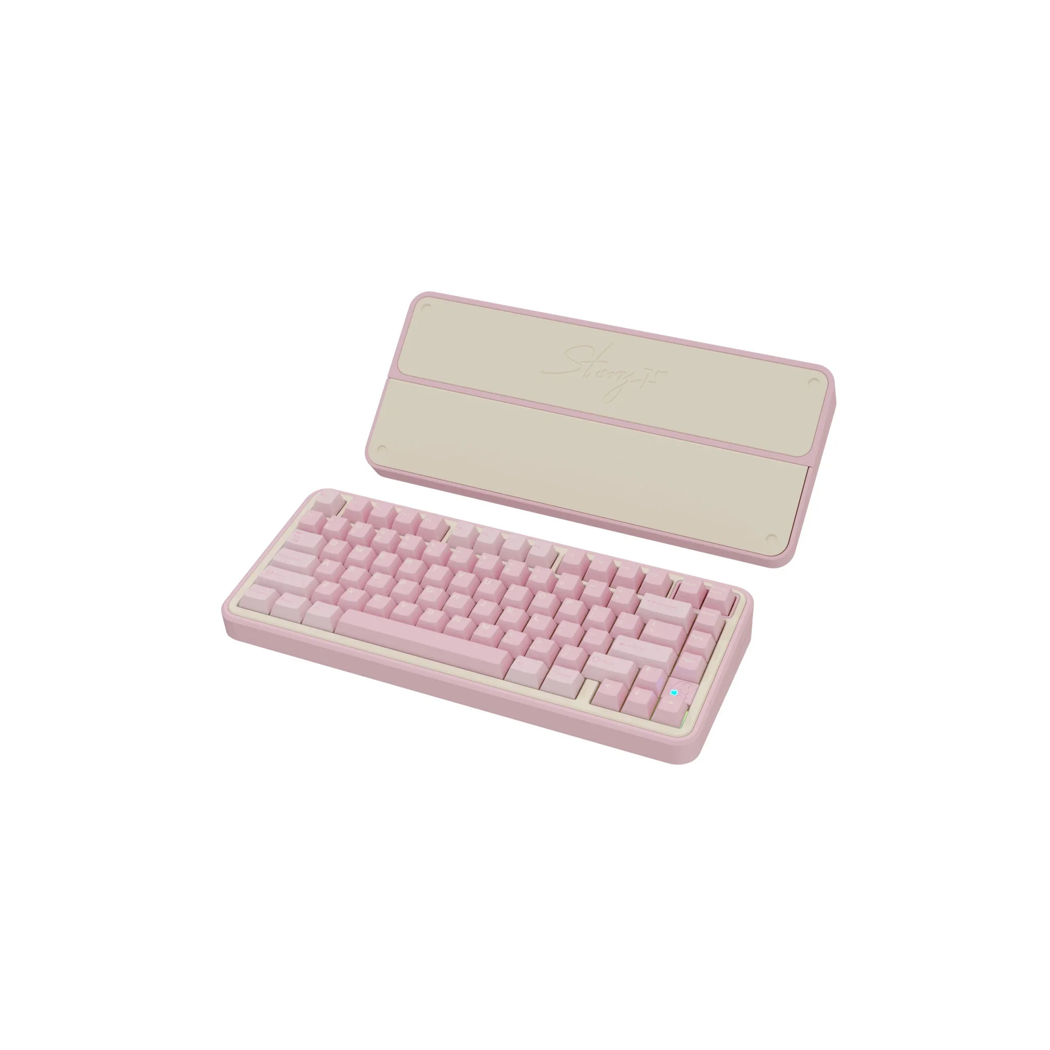 Story75 Mechanical Keyboard Kit Aluminum Alloy Tri-mode RGB Hot Swap Customized 75% Layout Keyboard Kit Gaming Keyboards