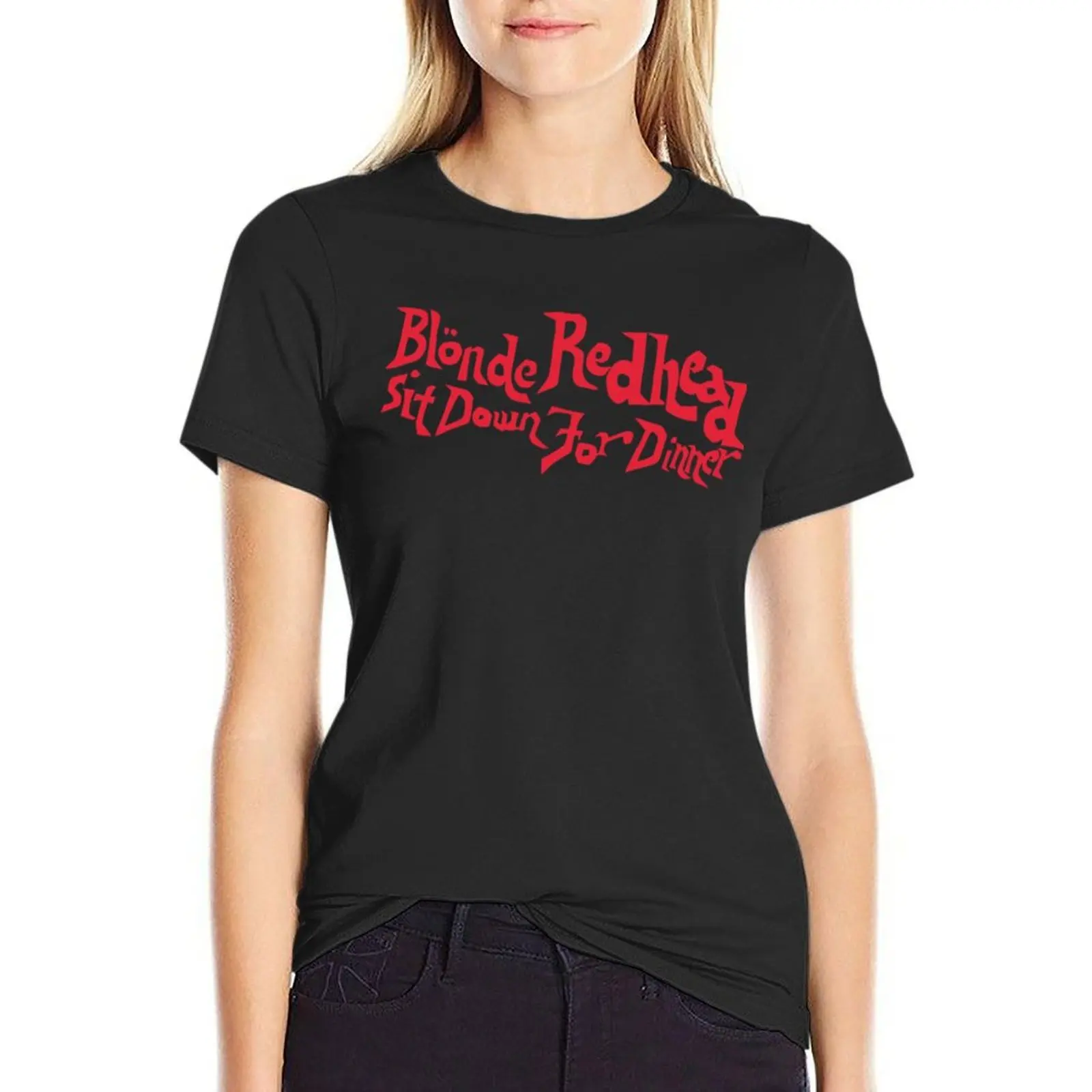 

BLONDE REDHEAD T-Shirt customs blanks rock and roll t shirts for Women