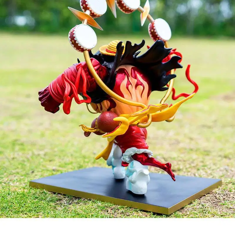 35 cm Nieuwe EEN STUK Anime Figuur Gear Vierde Luffy Perifere PVC Model Standbeeld Desktop Decoratie Ornamenten Verjaardagscadeautjes Speelgoed
