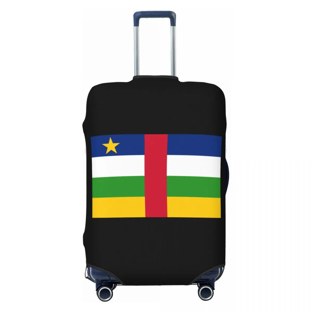 National Flag Suitcase Cover Vacation Central African Republic Useful Luggage Case Travel Protection