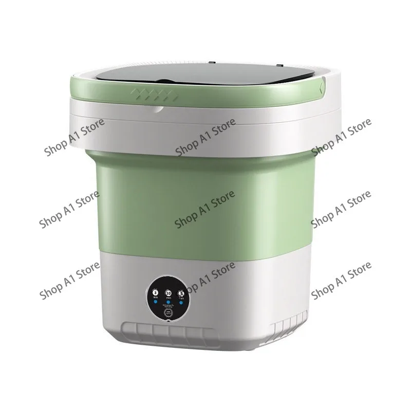 12L Foldable Portable Mini Washing Machine, Travel Dorm Small Washer for Underwear