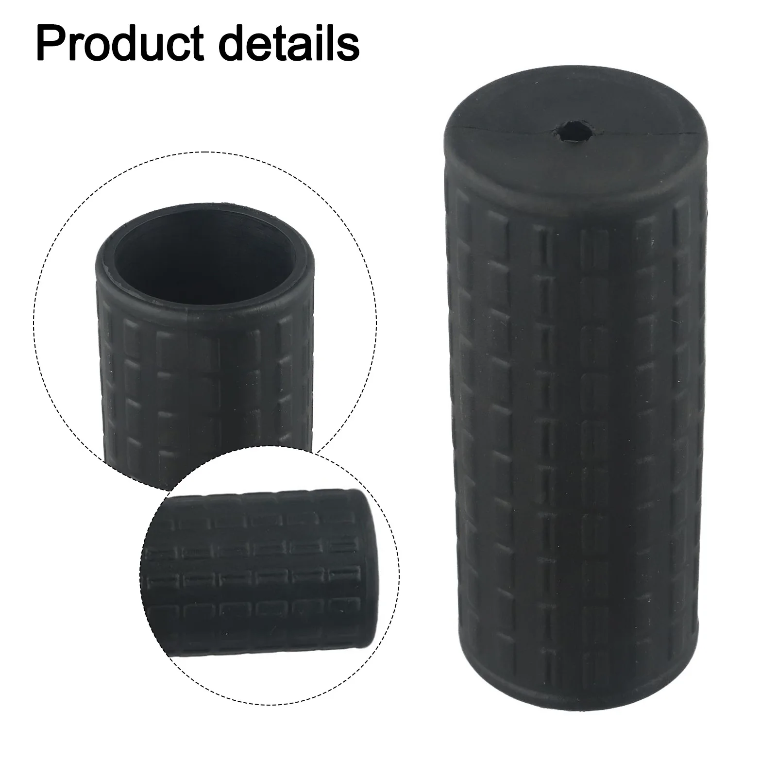 

2 шт., резиновые ручки для тачки, круглые трубки, черные сменные ручки, 122x42 мм, резиновая крышка ручки, барабанные грузовики, инструменты для ручных грузовиков