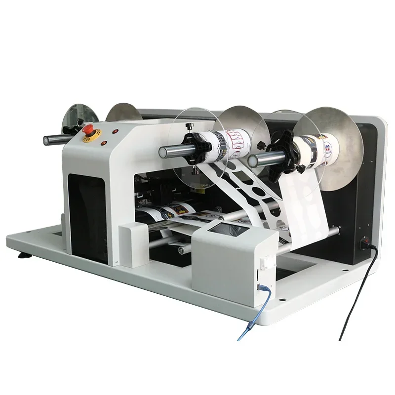 High speed automatic digital roll to roll label laminate cut cutter finisher diecut stickers machine label cutting machine