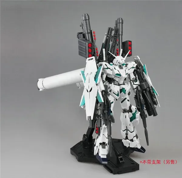 Bandai Gundam รุ่นมก. 1/100 RX-0ยูนิคอร์นกันดั้ม Ka Edition Action FIGURE Anime ประกอบตุ๊กตาของขวัญ22ซม.