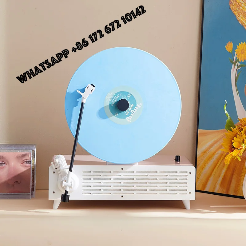 Best sellerSeparate Anti-vibration Design Built-in 2 Stereo Speakers 3 Speed 3 Size Portable Vinyl Record Player Turntable for H