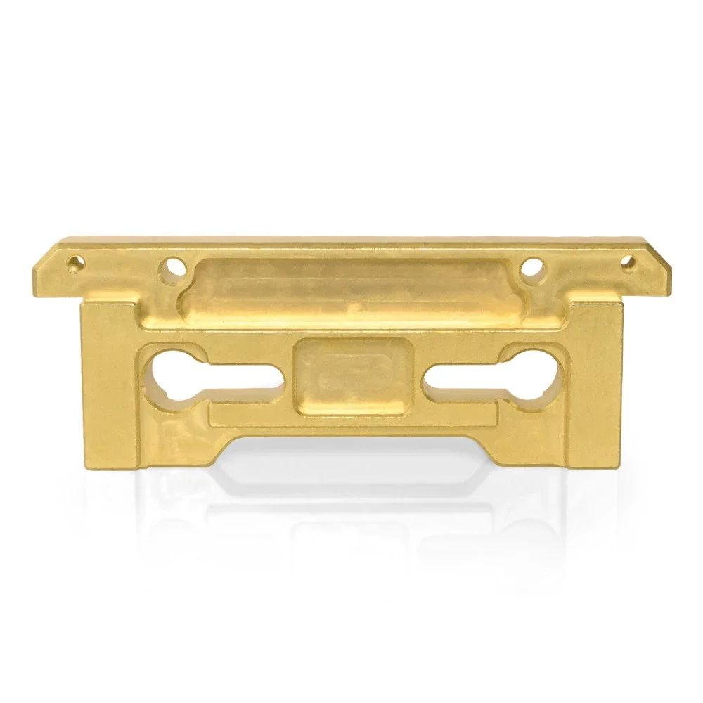 LF0002 Relax Brass Front Cross‑Member For Relax CK5811 CK5812 MK07 1/7 RC Crawler Chassis Weight‑Balance Reinforcement Parts