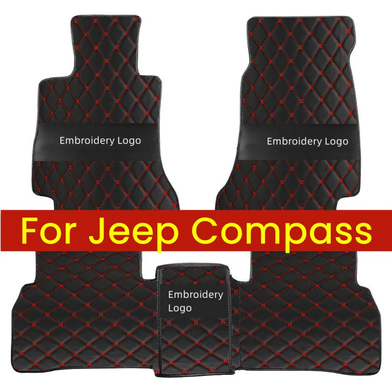 Car floor mats for Jeep Compass 2007 2008 2009 2010 2011 2012 2013 2014 2015 2016 2017 Custom auto foot Pads