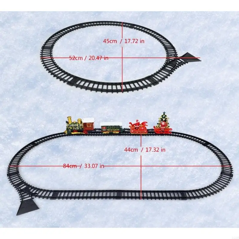 N1HB Interactive Adventure Puzzle Track Game for Kids Build and Play Electric Train