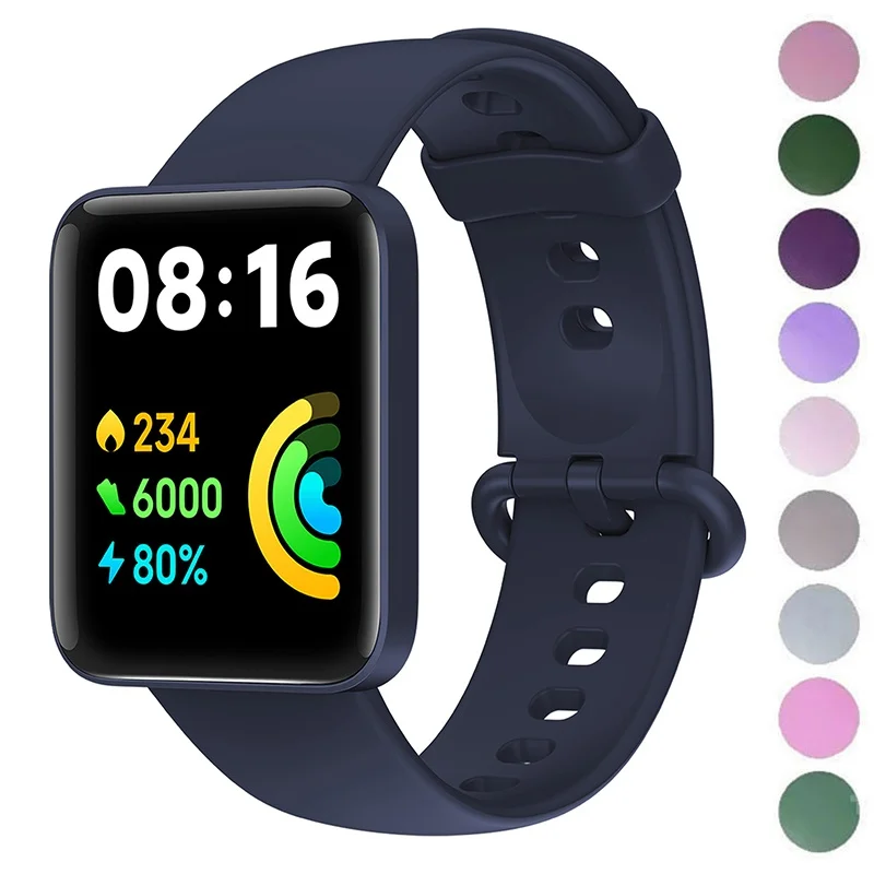 

Silicone Strap For Xiaomi Redmi Watch 2 Lite Replacement Sports Bracelet Wristband For Xiaomi Poco Smart Watch Band Accessories