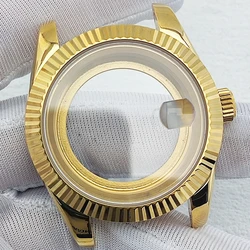 NH35 case 36mm/39mm case fits 28.5 dial sapphire glass waterproof stainless steel case fits NH35/NH36 movement watch case