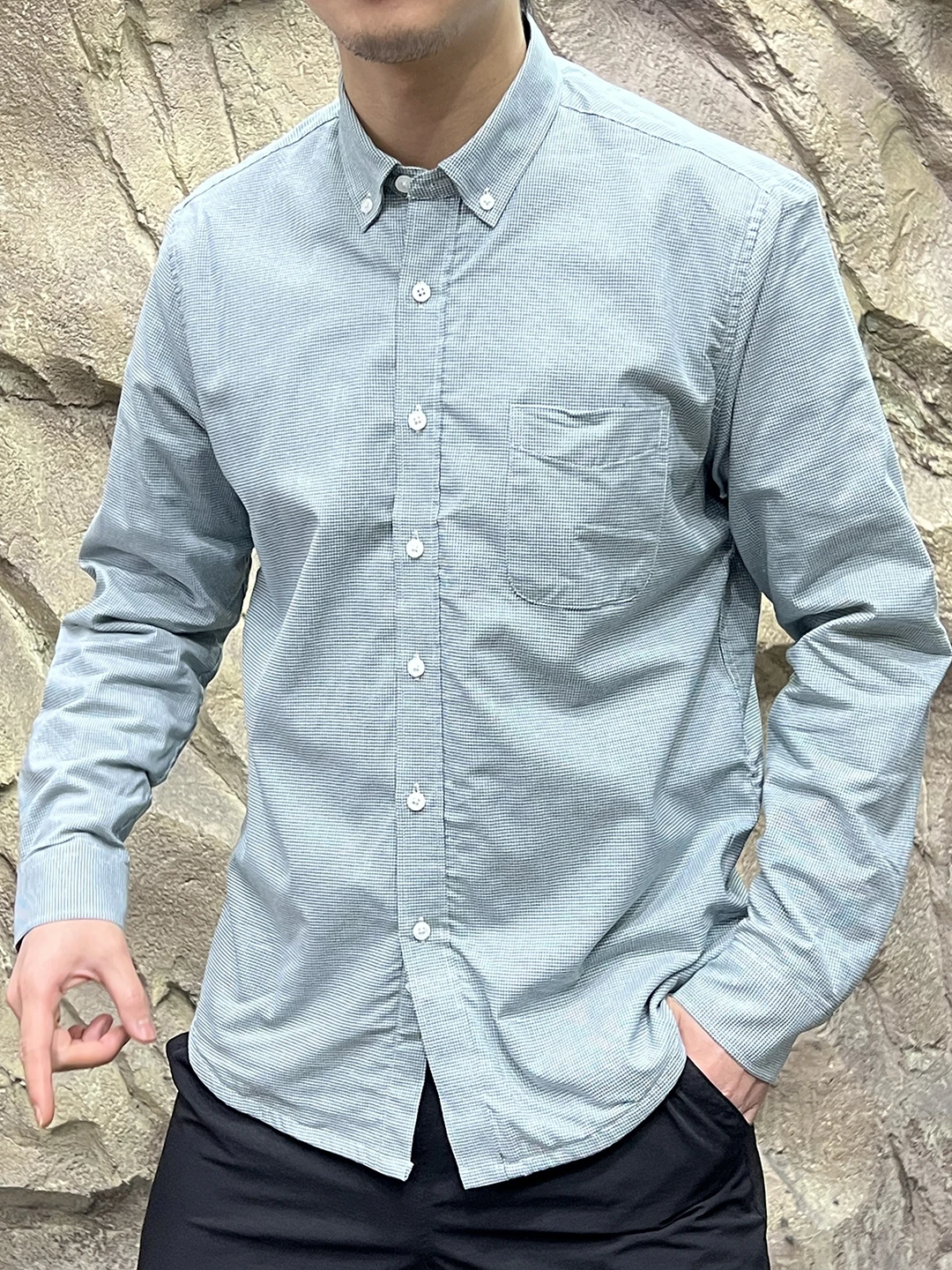 Classic Plaid Fleece Lined Thickened Warm Shirt for Men Winter Fashion Collar Silver  Velvet Casual Style Long Sleeve Cotton