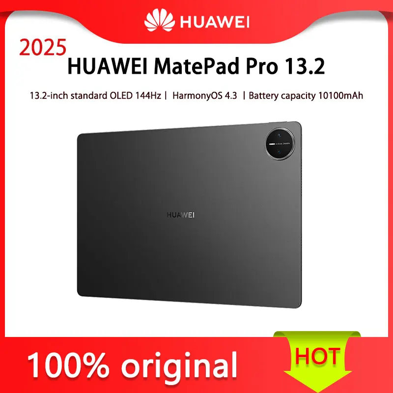 HUAWEI MatePad Pro padrão OLED de 13,2 polegadas 144 Hz HarmonyOS 4.3 Capacidade da bateria 10100mAh