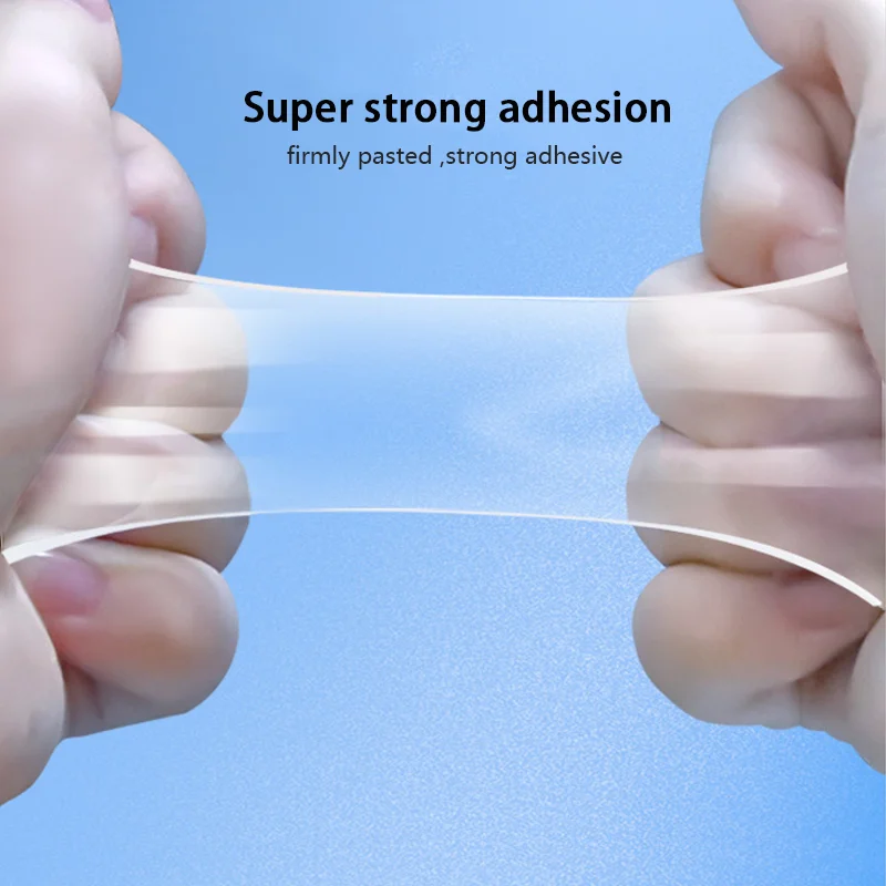 Transparent Nano Tape Waterproof Double Sided Reusable Adhesive Strong Tapes Cleanable Kitchen Bathroom Supplie image 5