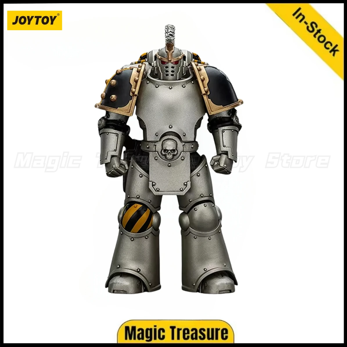 

【В наличии】JOYTOY Warhammer 40K Iron Warriors Command Squad Выбор с станцией фигурки Legion 1/18