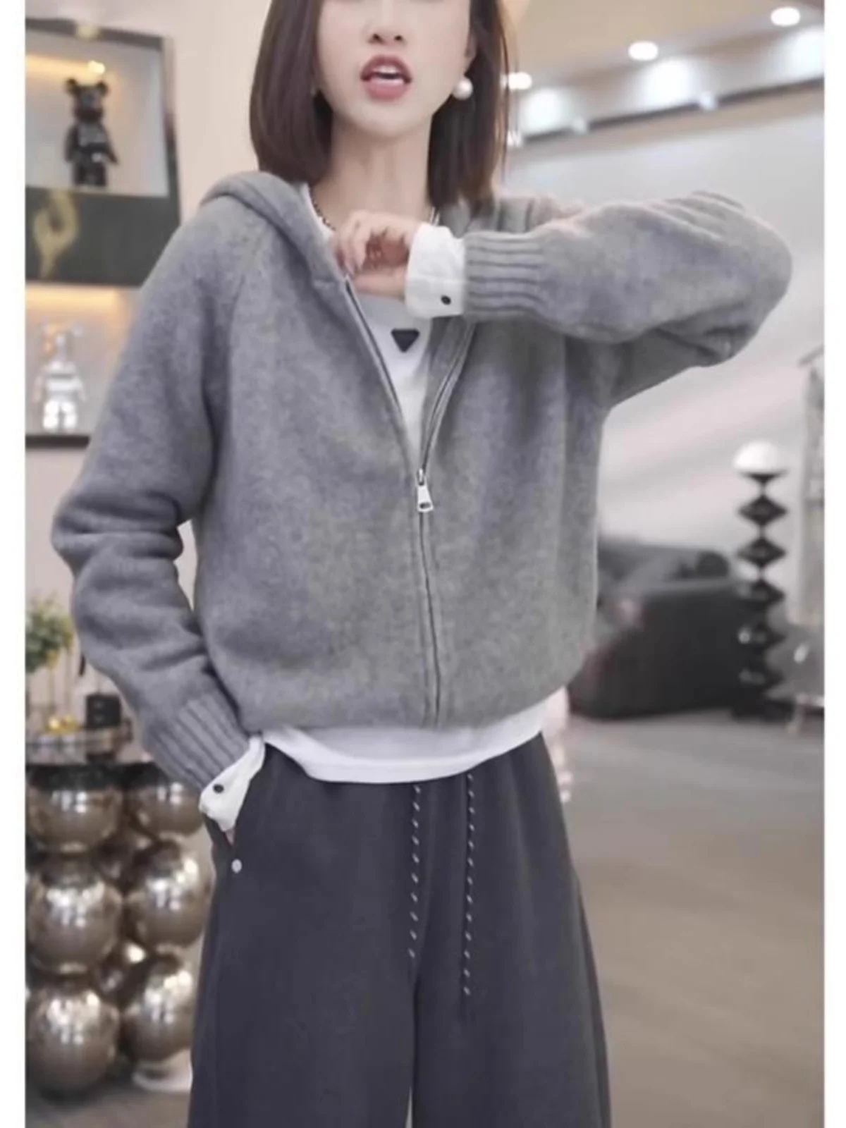 

Свитера Джемперы Кардиганы Женские Девушки Fair Isle Punk Edge Тонкие консервативные рождественские праздники Праздничные зимние уютные теплые теплые милые