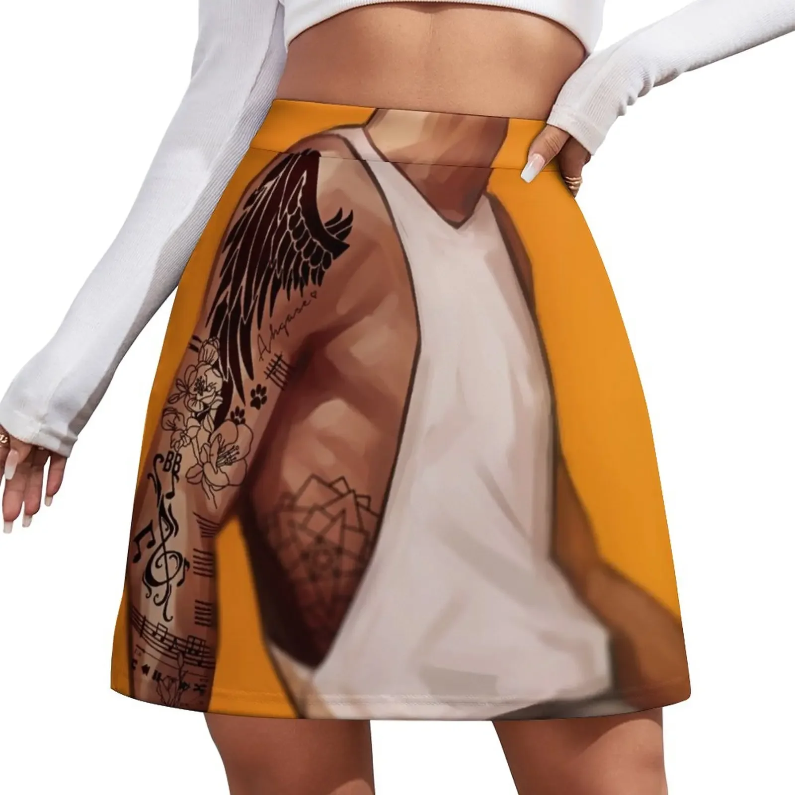 GOT7 YUGYEOM + tattoos Mini Skirt korean skirt skirt set