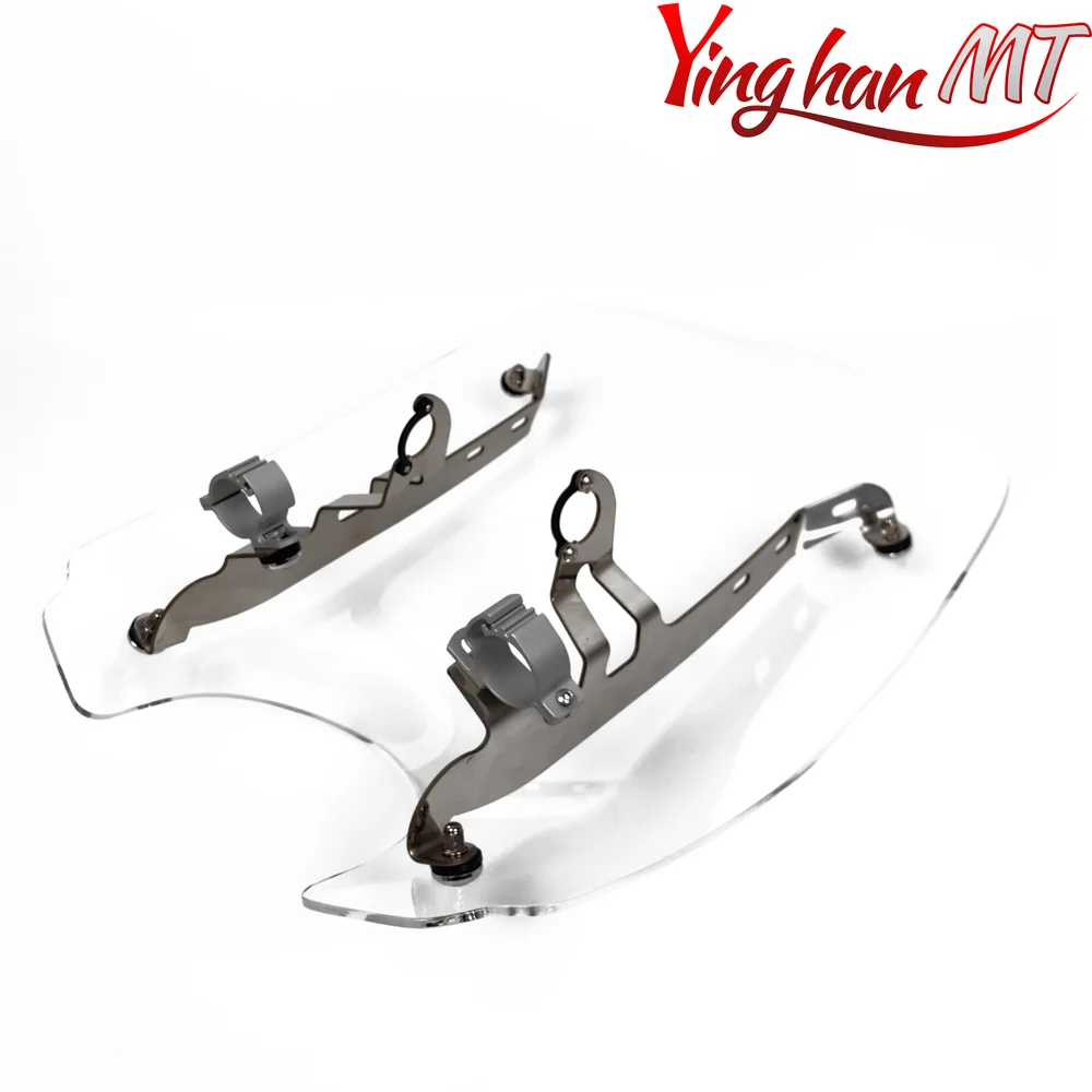 Motorcycle 22\'\' Windshields Wind screen W/ Mounting hardware For Indian Scout Bobber Sixty 2015-2023