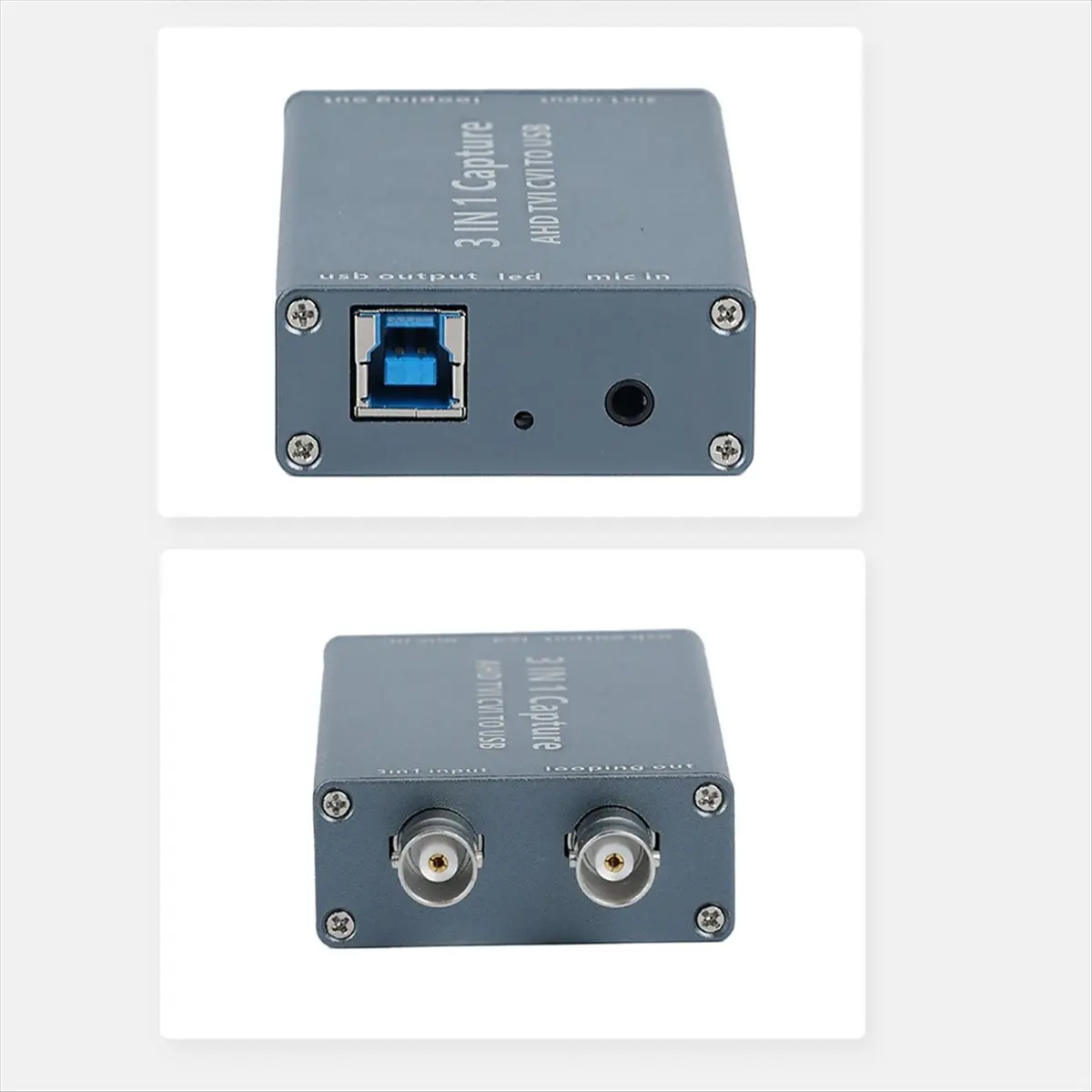 NEW AHD Video Capture Card TVI CVI to USB 3.0 Video Card 1080P 60fps Video Record Box for Live Streaming TVI CVI Video Card