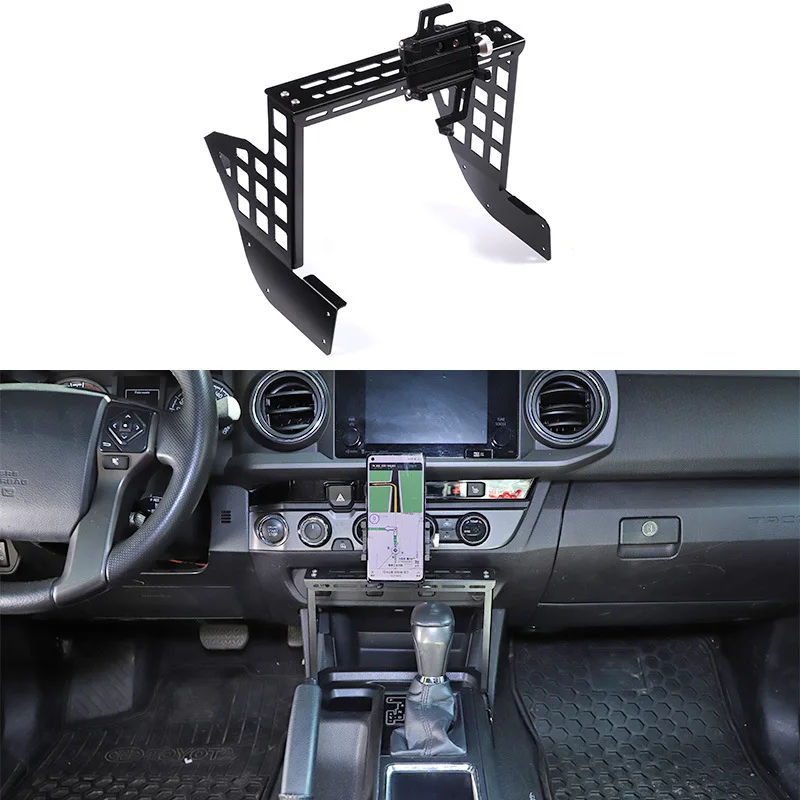 

Central Control Multi-function Expansion Mobile Phone Holder For 16-22 Toyota Takuma