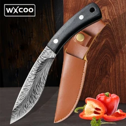 Handmade Forged Kitchen Knife Stainless Steel Boning Knife BBQ Slicing Meat Cleaver Knives Small Pocket Knife