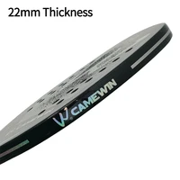 Camewin 3K Beach Tennis Racket Full Carbon Fiber Rough Surface Outdoor Sports Racket For Men Women Adult Tennis Racket The New 6