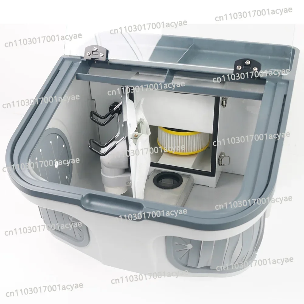 JT-69 Sandblasting Equipment Dust Collector Cabinet Built-in Vacuum Cleaner Sandblaster with LED Light