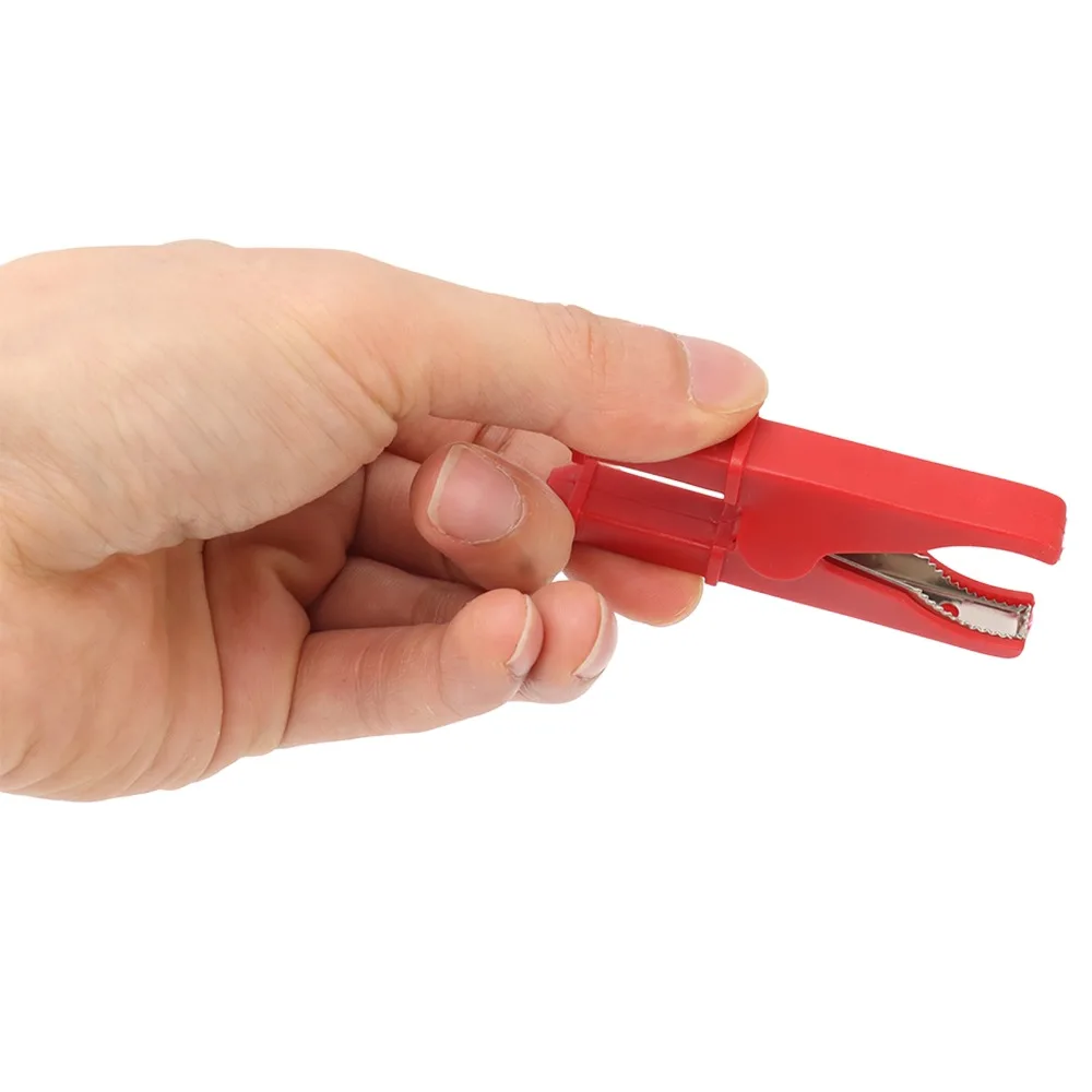 4pcs Durable Nickel Plated Alligator Clamps 30A Rating Professional Alligator Clips Battery Test Clips School