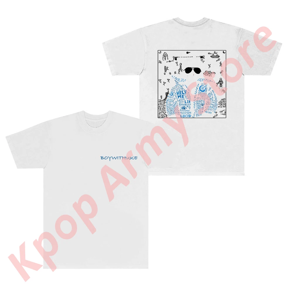 BoyWithUke Lucid Dreams Tee Tour Logo Merch T-shirts Summer Women Men Fashion Casual Short Sleeve