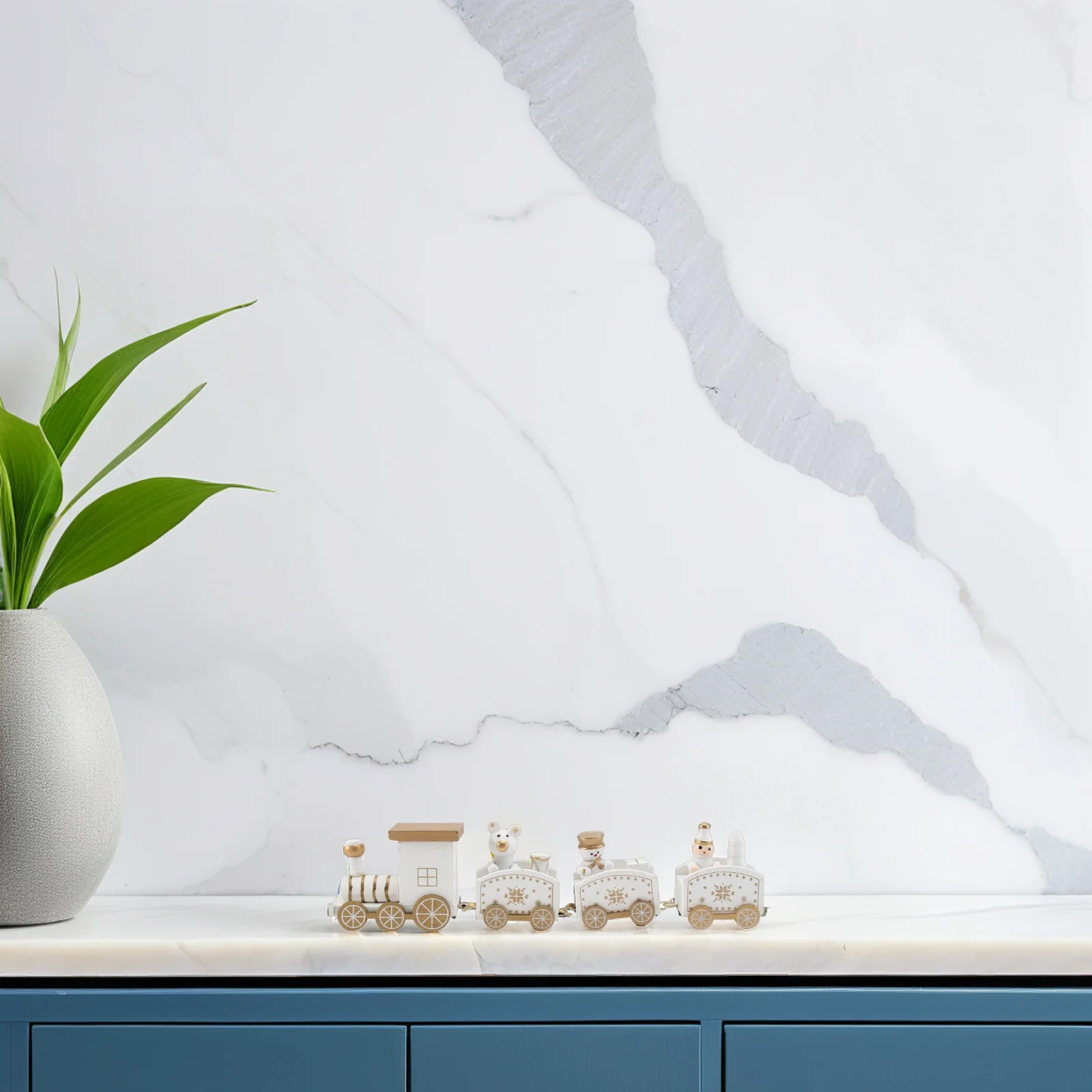 

1Pcs Creative Mini Train Cake Topper Wooden Birthday Party Decor for Baking Dessert Table Shelf Display Cake Decoration