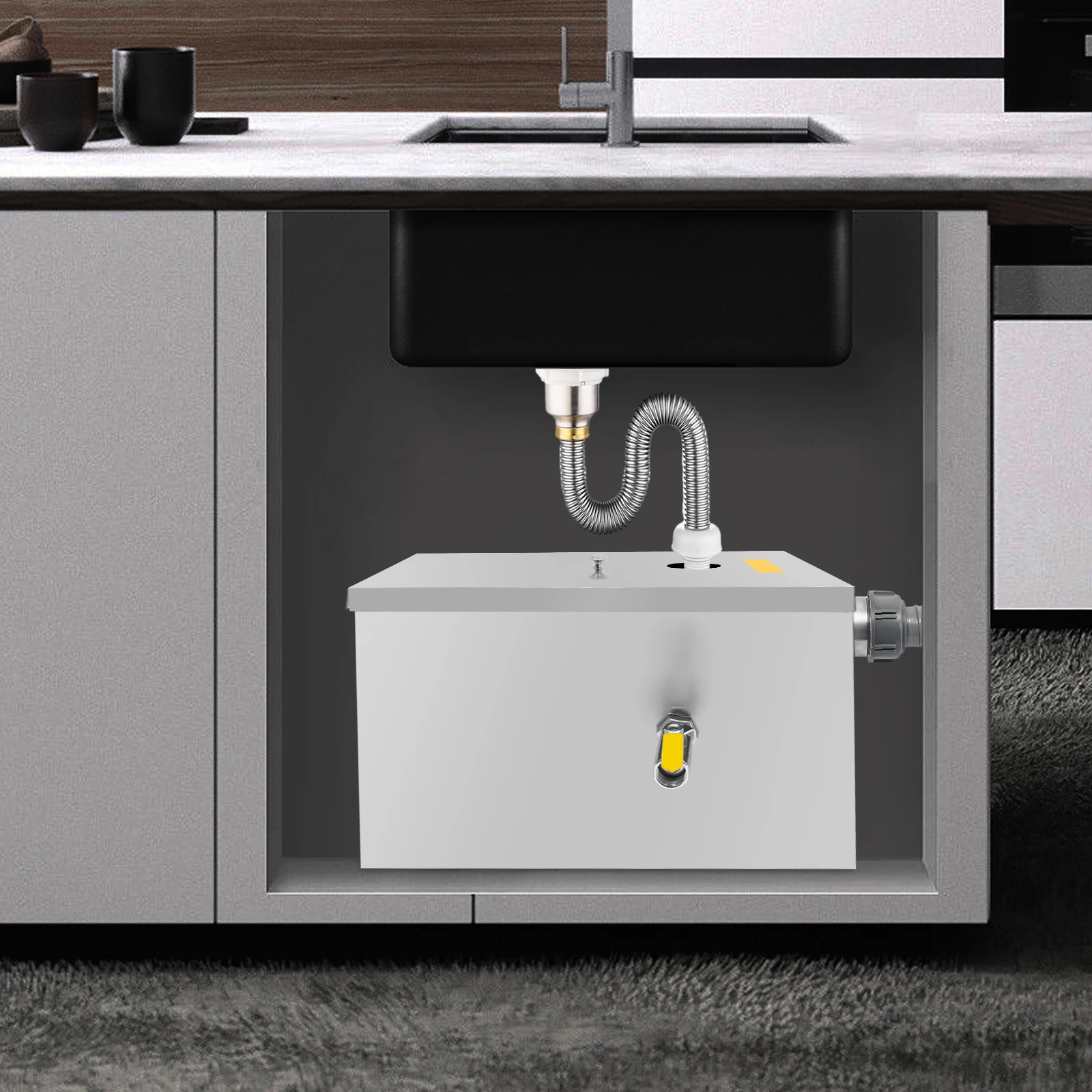 Trappola per grassi commercial - Commercial Kitchen Grease Interceptor recensione e prezzo