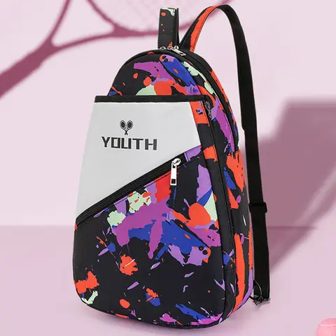 Oxford Tenisracketryggsäck Stor kapacitet Axelväskor Multifunktionell Slitstark med Dragkedja Utomhustillbehör 8 best sales racketväska - №7