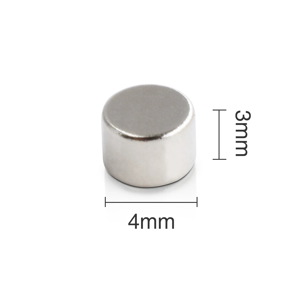 100pcs Bulk Small Round D4x3 mm NdFeB Neodymium Disc Magnets  N35 Super Powerful Strong Rare Earth NdFeB Magnet