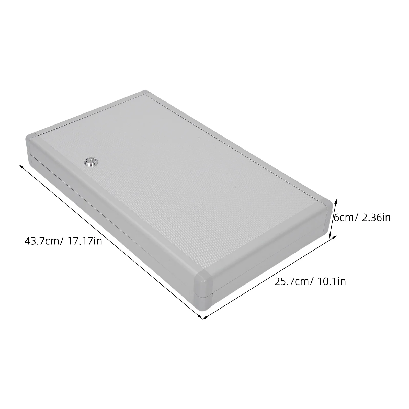 Wall Mounted Key Cabinet Lockable Box 48 Keys Metal Organizer Hooks Labels Key Storage Cabinet Lock Box Home Office Entry