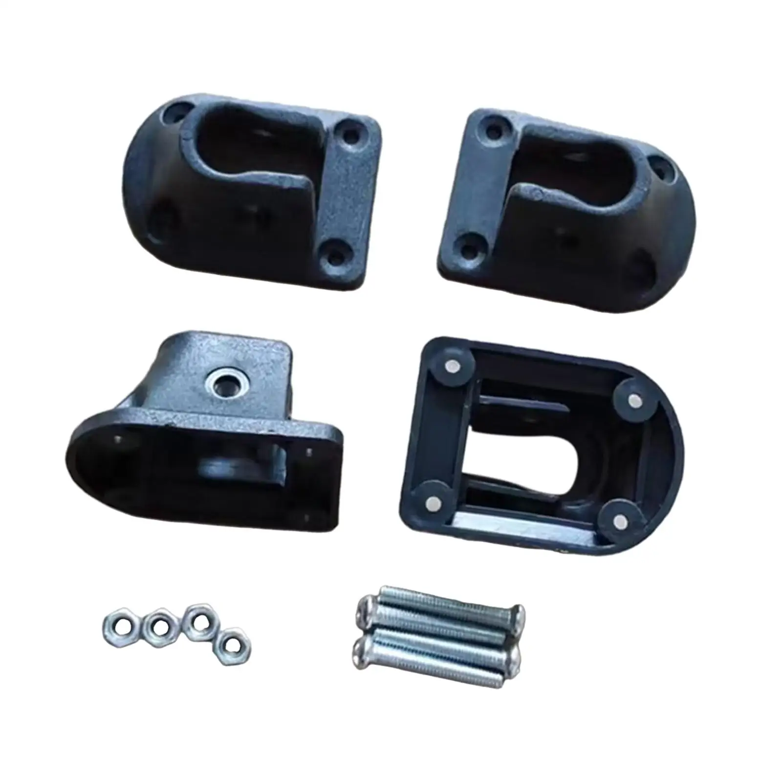 4Pcs Folding Table Leg Corner Brackets Repair Easy to Install Fixator Holder Furniture Parts Foldable Laptop Table Leg Connector