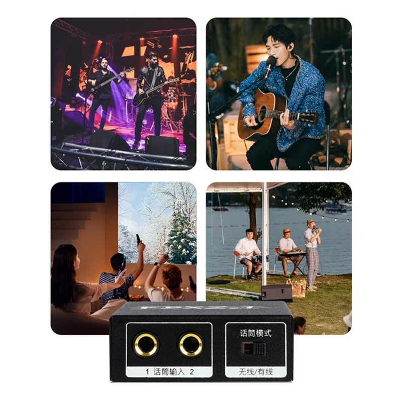 

ABFM-FBX2.1 Feedback Suppressor 2 Channel Wired Wireless Switching Anti Howling Suppressor For Stage Home KTV